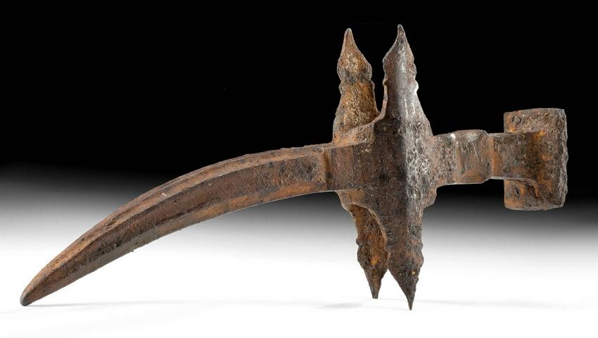 Medieval Italian Iron War Hammer Head
