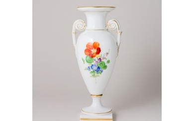 Meissen Amphorenvase Vase Bunte Blume 3 25 cm 2. Wahl