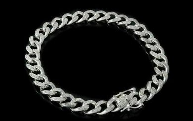 Men's & Ladies 8.5" 2.5ct Miami Cuban Link Bracelet With Solid 925 Sterling Silver