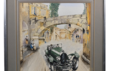 Michael Wright (British 1935-), 'Three Litre Bentley'