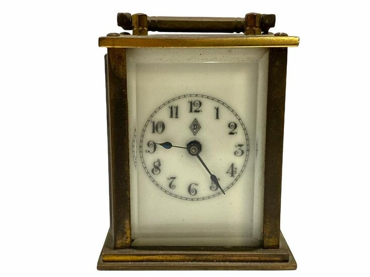 Miniature French Brass Carriage Clock