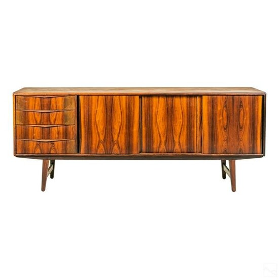 Modern 20C Danish Wood Sideboard Credenza Cabinet