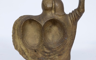Monique GUEBELS-DERVICHIAN (1921), sculpture in bronze 'pour venvoûtement'
