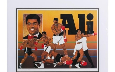 Muhammad Ali Signed L.E. Lithograph