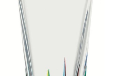 Murano Style, Venetian Multi-Color Fusion Glass vase by Zecchin