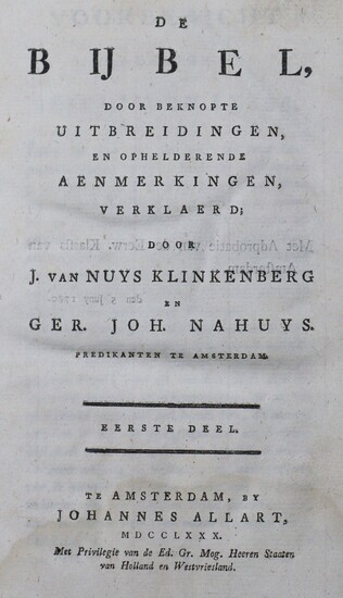 Nuys Klinkenberg,J.v. u. G.J.Nahuys.