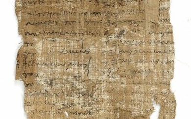 OLD FRAGMENT OF A PAPYRUS DOCUMENT, EGYPT, CIRCA 2100