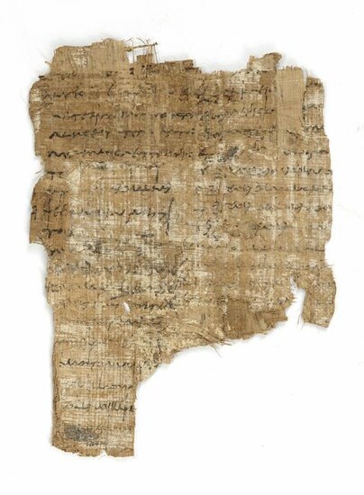OLD FRAGMENT OF A PAPYRUS DOCUMENT, EGYPT, CIRCA 2100