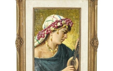 Orientalist Oil On Canvas Painting
