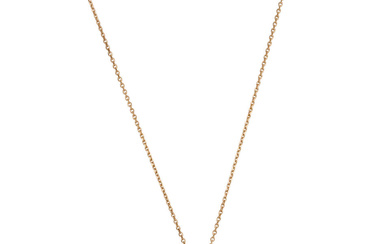 PASPALEY | GOLD AND CLUTURED PEARL 'LAVALIER CIRCLE' NECKLACE