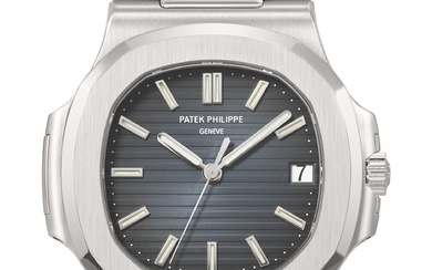 PATEK PHILIPPE. AN EARLY STAINLESS STEEL AUTOMATIC WRISTWATCH WITH SWEEP...