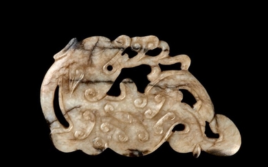 PENDENTIF EN JADE, Chine, dynastie Yuan-Ming, XIVe-XVIe siècle