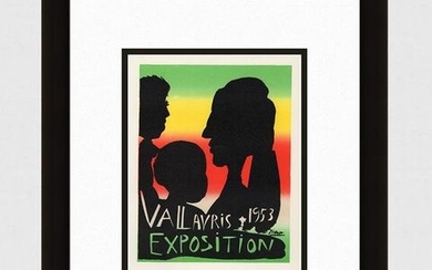 Pablo Picasso Exposition Vallauris 1953 lithograph signed