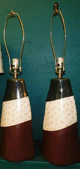 Pair Ceramic Decorative Lamps