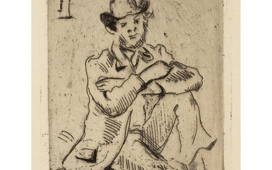 Paul Cézanne (1839-1906) Guillaumin au pendu (Guillaumin with Hanged Man)...