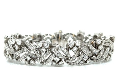 Platinum 12.00 Ct. Diamond Bracelet