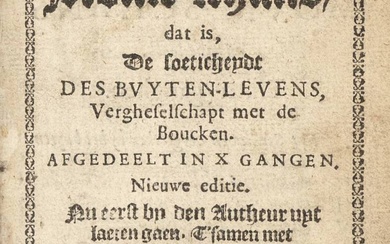[Popular literature]. Hondius, P. Dapes inemptae, Of de Moufe-Schans/ dat...