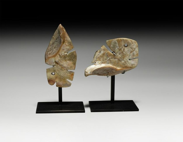 Pre-Columbian Ecuador Guangala Shell Pendants