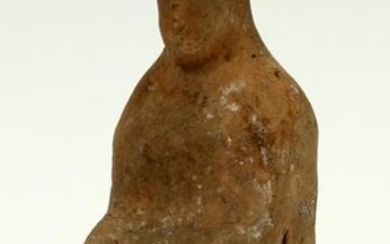 RHODIAN TERRACOTTA FEMALE FIGURE 5TH CENTURY B.C.