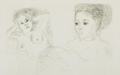 Raoul Dufy "Two Antillean Women" Etching
