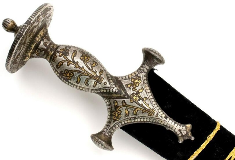 Rare 18th-19th C. Mughal Indian Tulwar / Shamshir Sword