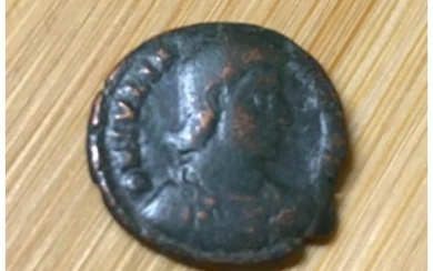 Rare Ancient Roman Bronze Coin, Constantius Gallus 351-354 AD