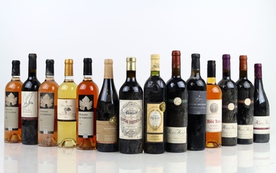 Réunion de 14 bouteilles de vins divers. -... - Lot 360 - Alexandre Landre Beaune
