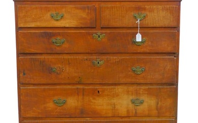 Rhode Island chest of drawers. Mid-18th century.
