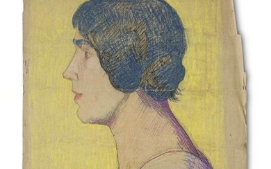 Risannen, Juho Vilho Frauenkopf. Pastell. 1913. 45 x 35