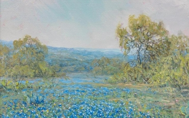 Robert Harrison (b. 1949), "Mid Day Blooms", oil