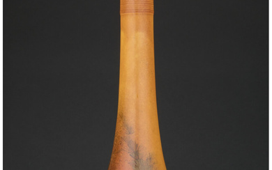 Rookwood Pottery Standard Glaze Bird on Pine Branch Vase (1885)