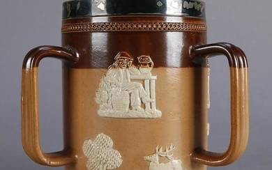 Royal Doulton Lambeth Stoneware Tri Handled Mug