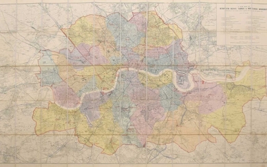 STANFORD'S MAP of Metropolitan Railways, Tramways and other improvements