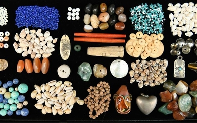 STONE BEADS & PERSONAL ADORNMENT GROUPING