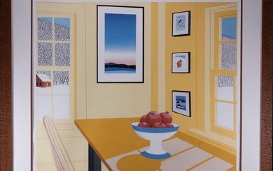 Sabra Field (American b. 1935) Interior with Pomegranates