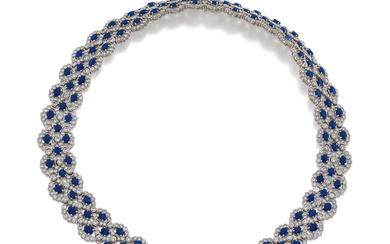 Sapphire-Diamond-Necklace