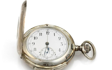 Silver Minute Repeater Pocket Watch