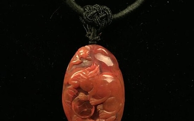South Red Stone Pendant