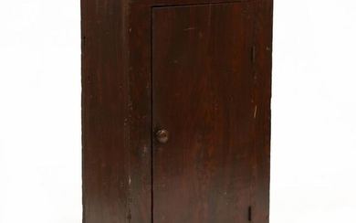 Southern Faux Grain Painted Diminutive Cabinet