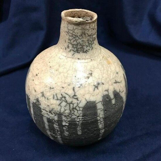 Southern Handmade Raku Pottery Vase