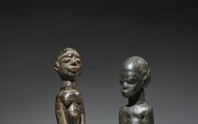 Statuette Lobi Burkina Faso Bois H. 20 cm... - Lot 60 - Binoche et Giquello
