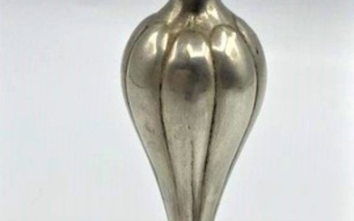 Sterling Silver Flower Form Bud Vase - Vintage