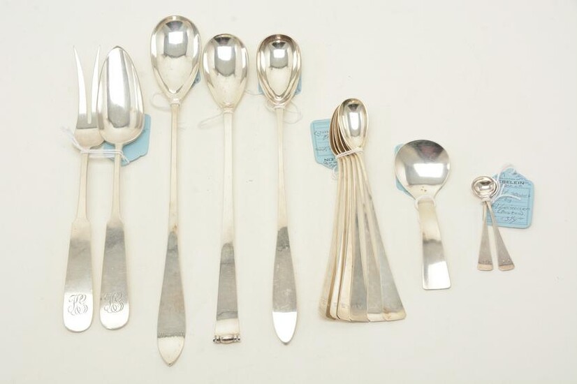 Sterling silver serving utensils, early-mid 20th