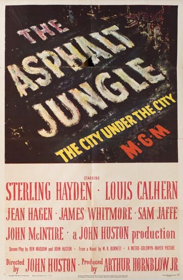 THE ASPHALT JUNGLE John Huston. 1950. 69...