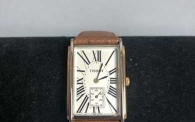 TISSOT Ladies watch with silver dial, Roman numeral,...