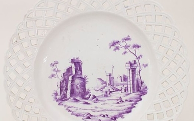 Teller / A plate, Höchst, um 1770