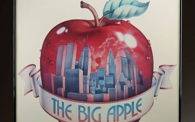 The Big Apple Poster Signed Leonard Bernstein (1976)