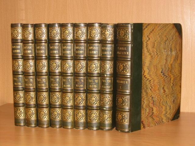 The Botanic Garden Consisting of Highly Finished Representations of Hardy Ornamental Flowering Plants Cultivated in Great Britain. Nine Volumes.