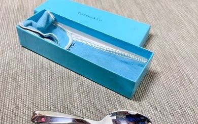 Tiffany & Company Cordis Sterling Silver Toddler Spoon with sac and box