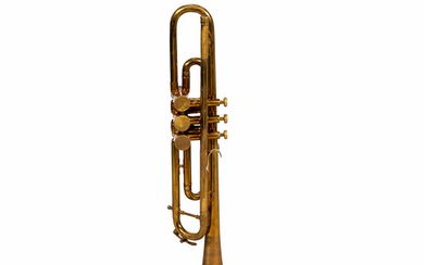 Top Action Rotary Valve Trumpet, Johann Sattler, Graslitz, c. 1937